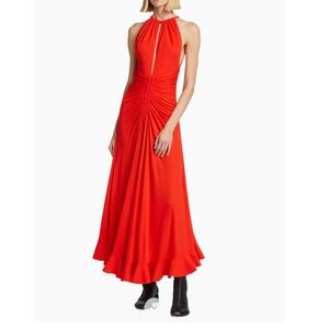 NWT Proenza Schouler Ruched Crepe Midi Dress - Sz 4